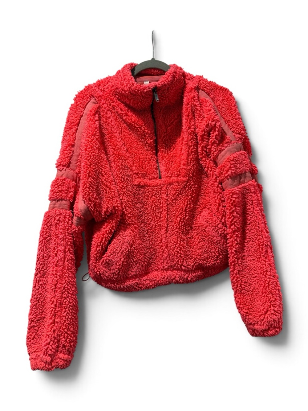 Free People Movement Coral Teddy Quarter-Zip Jacket